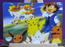 POKEMON POCKET MONSTERS VENDING PRISM STICKER 352 PIKACHU CHARMANDER SQUIRTLE - Image 3