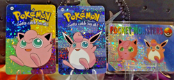 POKEMON POCKET MONSTERS VENDING PRISM STICKERS #039 #040 #1187 JIGGLYPUFF WIGGLY - Image 1