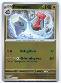 Pokemon TCG Probopass 038/088 Reverse Holo Perfect Order NM - Image 1