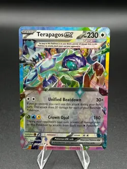 Terapagos ex 179/217- Pokemon TCG: Ascended Heroes - Double Rare ex Holo NM - Image 1