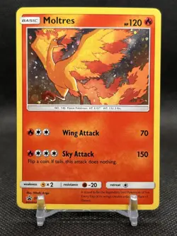 Moltres - SM143 - SM Black Star Promo Pokemon MP - Image 1