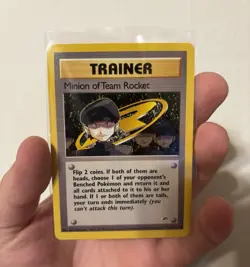 Pokemon TCG Minion of Team Rocket 113/132 Gym Heroes Trainer Unlimited - Image 1