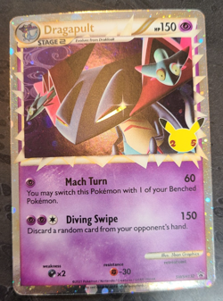 Dragapult SWSH132 Promo NM | Pokemon Celebrations 25th black star (REGULAR SIZE) - Image 1