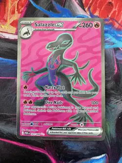 Salazzle ex 101/088 Ultra Rare Me03: Pokemon Perfect Order Holo Near Mint - Image 1