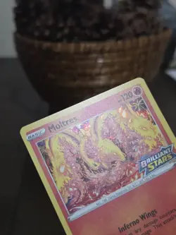 Moltres SWSH185 2022 Sword & Shield Stamped Black Star Promo NM - Image 3