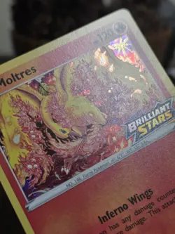 Moltres SWSH185 2022 Sword & Shield Stamped Black Star Promo NM - Image 5