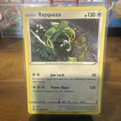 Pokemon TCG Rayquaza - SWSH029 Sword & Shield Black Star Promo NM W/Swirl - Image 1