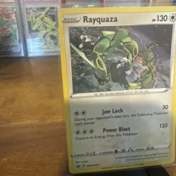 Pokemon TCG Rayquaza - SWSH029 Sword & Shield Black Star Promo NM W/Swirl - Image 3