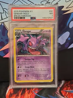 POKEMON XY GENGAR NM PSA 7 BREAKTHROUGH 60/162 - Image 1