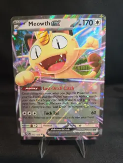 Meowth EX Full Art Holo 062/088 170HP Perfect Order Pokemon TCG NM - Image 1
