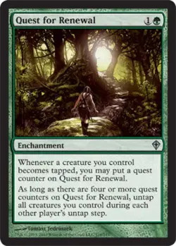 Quest for Renewal - Medium Play MTG Worldwake - Image 1
