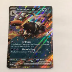 Pokemon TCG Mega-Houndoom-EX Holo Ultra Rare Card - Image 1