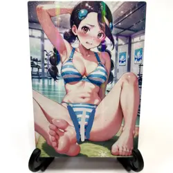 PokeGirl Candice Sexy Anime Waifu Bikini Girl Doujin Lewd Goddess Story Art Card - Image 2