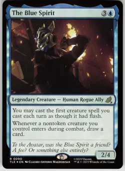 MTG The Blue Spirit Foil NM Avatar: The Last Airbender: Eternal Legal Magic 90 - Image 1