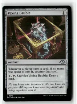 Vexing Bauble 212 Uncommon Modern Horizons 3 Magic: The Gathering Near Mint - Image 1