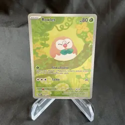 Pokemon TCG Rowlet 090/098 Perfect Order Illustration Rare -Mint! - Image 1