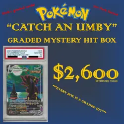 Pokemon Graded Mystery Hit Pack - Umbreon 161/215/217---Mew/Pikachu/Drowzee+++ - Image 3