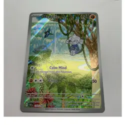 Pokemon TCG Meditite 153/142 SV07 Stellar Crown Illustration Rare Holo English - Image 1