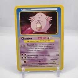 Chansey #f08 Pokemon Funskool Near Mint RARE 2004 TCG India - Image 1