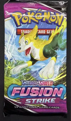 Pokemon TCG Fusion Strike (SWSH08) Booster Pack - Boltund Art New & Sealed - Image 1