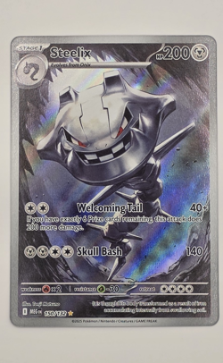 Pokemon TCG Steelix 150/132 Me01: Mega Evolution Illus Rare Holo EN - Image 1