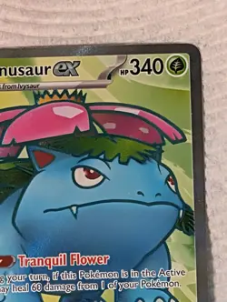 Pokemon Venusaur ex 182/165 Scarlet & Violet 151 Ultra Rare Full Art Holo - Image 4