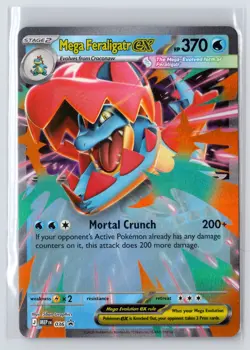 Mega Feraligatr ex #036 ME: Mega Evolution Promo Pokemon - Image 1