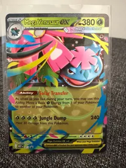Pokemon TCG, Mega Venusaur Ex MEP 013 - Black Star Promo - Image 1