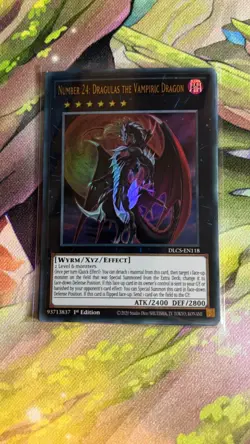 yugioh Dragulas The Vampiric Dragon (DLCS-EN118) - Ultra Rare 1st edition - NM - Image 1