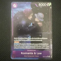 One Piece TCG Rosinate & Law EB04-038 Alt Art English NM - Image 1