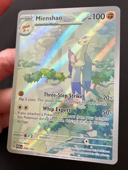 Mienshao 200/182 Paradox Rift ILLUSTRATION RARE HOLO Pokemon Card Near Mint - Image 3