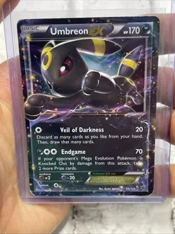 Pokemon Company Umbreon EX Holo Full Art Ultra Rare Fates Collide 55/124 HP Card - Image 2