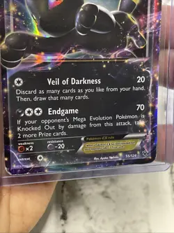 Pokemon Company Umbreon EX Holo Full Art Ultra Rare Fates Collide 55/124 HP Card - Image 4