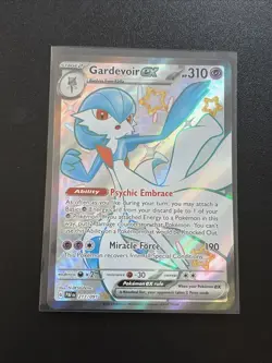 Near Mint Gardevoir EX Full Art Holo TCG Pokemon Card 217/091 - Image 1