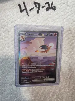 Charizard ex 151 Ultra Rare NM Pokemon Card 199/165 Scarlet & Violet - Image 1