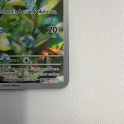 Pokemon Card Ducklett 109/086 SV White Flare Illustration Rare Holo Basic 2025 - Image 3