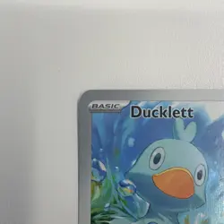 Pokemon Card Ducklett 109/086 SV White Flare Illustration Rare Holo Basic 2025 - Image 5