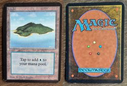 Magic: the Gathering MTG Basic Land Island/Plains/Swamp Alpha Edition mana VG-NM - Image 4