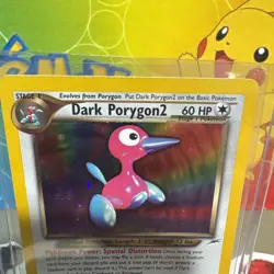 Dark Porygon2 8/105 Neo Destiny SWIRL Holo Rare 2002 WOTC Pokemon LP - Image 3