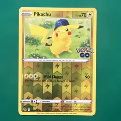 Pikachu (28) Pokemon GO 028/078 Reverse Holo - Image 1