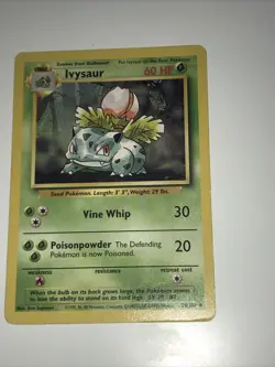 Ivysaur Shadow Pokemon Card Base Set 30/102 Mint ✨1995 Vintage - Image 1