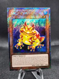 Yugioh! Swap Frog - RA03-EN005 - Platinum Secret Rare - Image 1