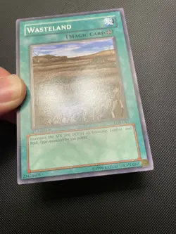 Yugioh Wasteland LOB-047 1st Edition Legend of Blue Eyes NA English Vintage - Image 4