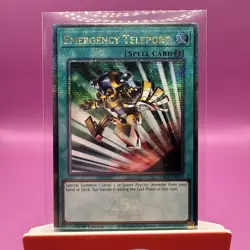 RA02-EN053 Emergency Teleport : Quarter Century Secret Rare 1st Edition YuGiOh - Image 1