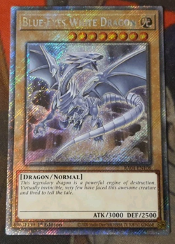 Blue-Eyes White Dragon RA04-EN108 Platinum Secret Rare 1st NM Yugioh - Image 1