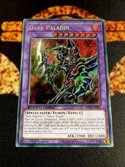 YUGIOH • DARK PALADIN • SECRET RARE • SBCB-EN021 • 1st ED • SPEED DUEL • VLP - Image 2