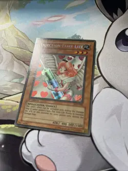 Yugioh Injection Fairy Lily LOD-100 Legacy of Darkness 1st Edition LP - Image 5