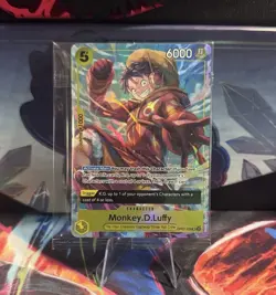 Monkey.D.Luffy Illustration Box Vol. 3 OP07-109 SR Foil One Piece Promo Sealed - Image 1