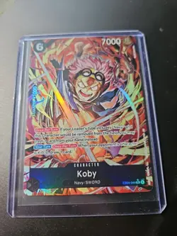 One Piece Koby EB04-044 Alt Parallel Foil English SR Alternate Art - Image 5