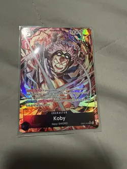 Bandai One Piece Koby EB04-044 Super Rare Holo Alt Art 6 Cost 7000 Power - Image 1